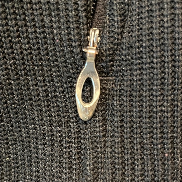 Spyder Black Jacket with Neon Pink Zipper - Picture 7 of 10